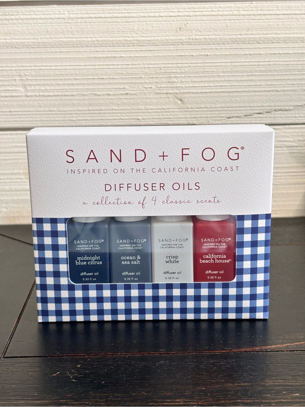 SAND + FOG Diffuser Oils 4 Classic Scents ~ Midnight Ocean Crisp California NEW